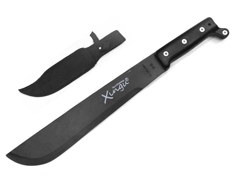 Facão Esportivo Cabo Preto C/ Bainha XV1913