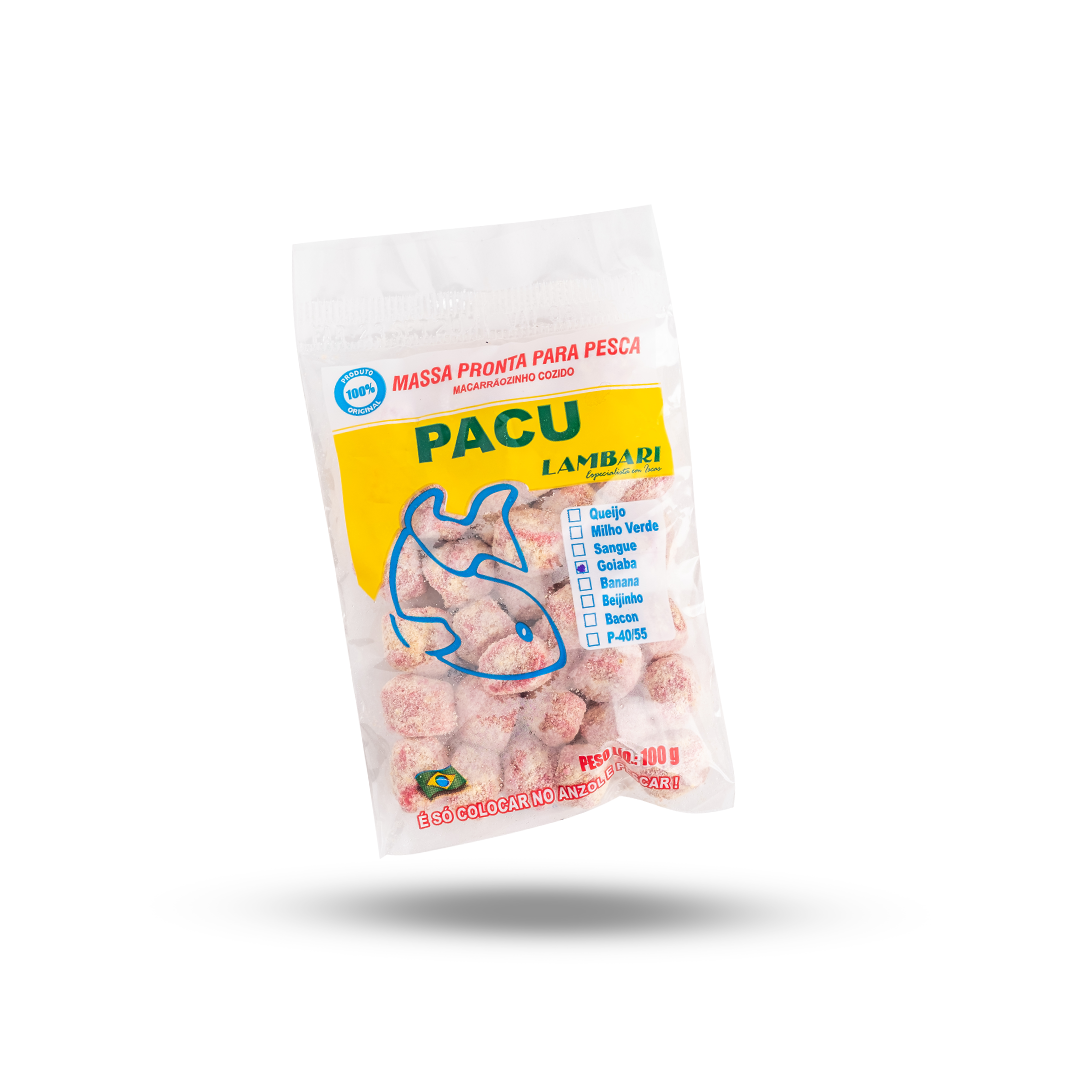 Massa Para Pesca Pacu Goiaba 100G