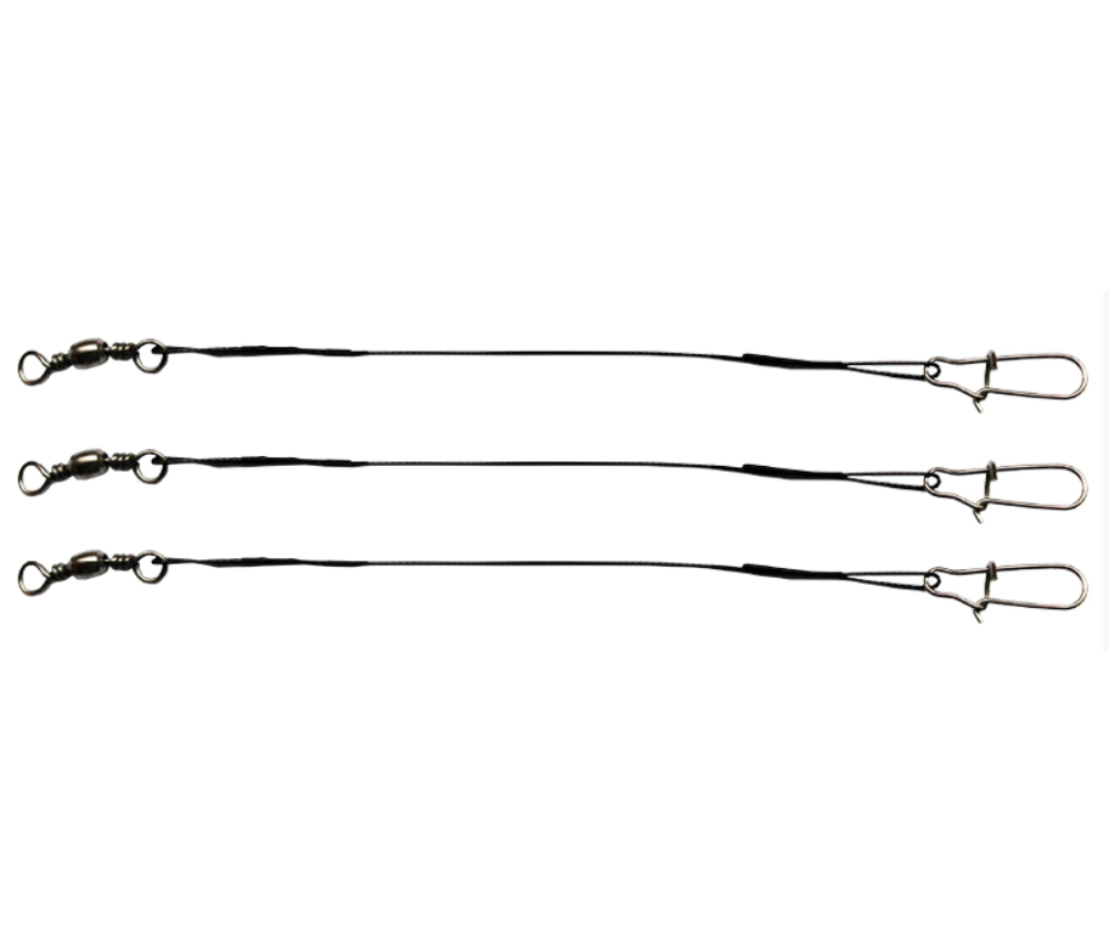 Empate/Cabo De Aço C/ Girador E Snap C/ 100 Un