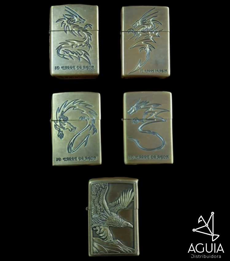 Isqueiro LH-019R Dourado