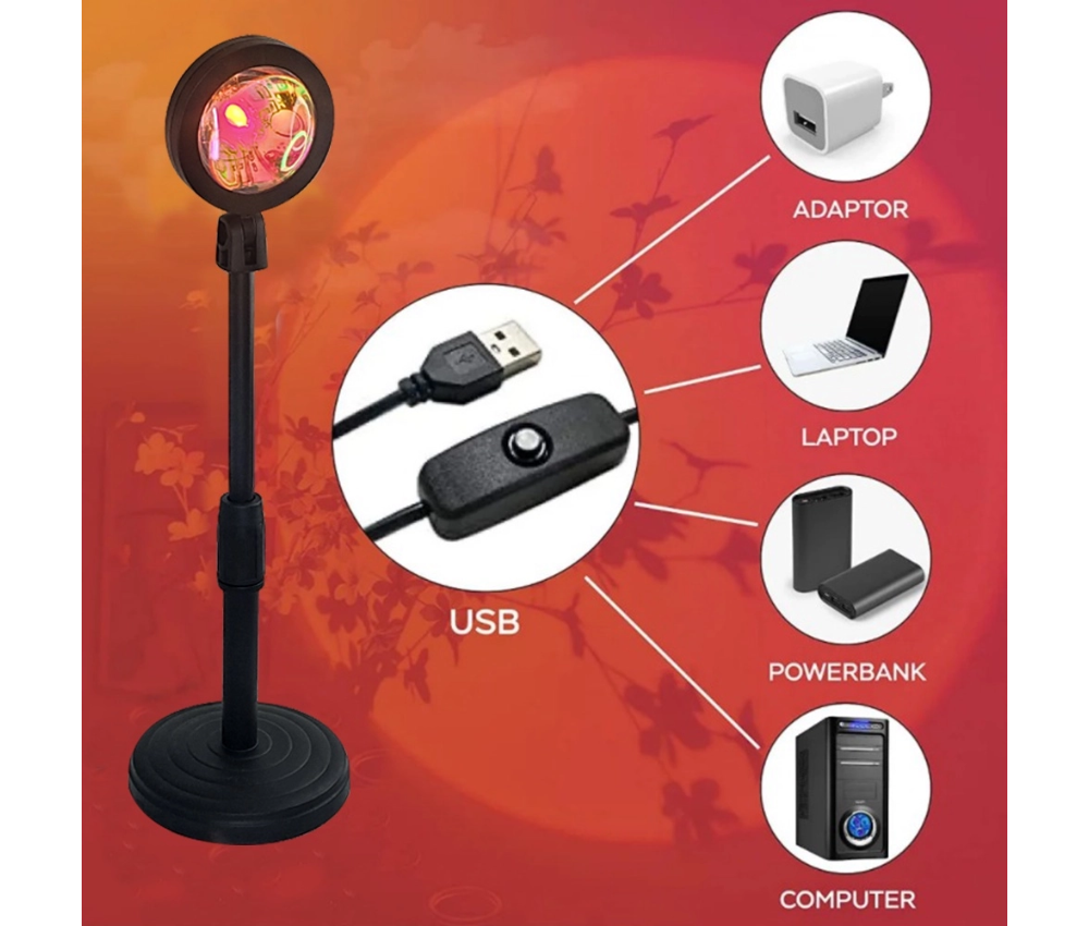 Luminária Projetor Led Sunset 5V MS-670