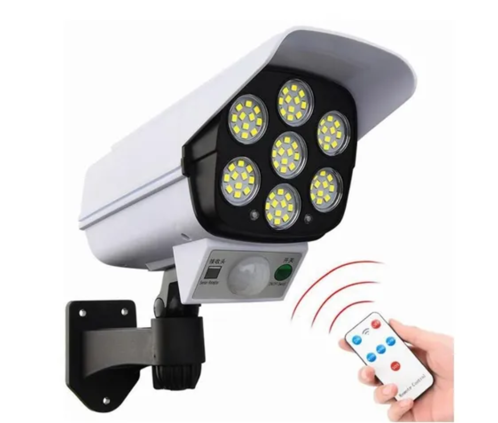 Refletor Solar YH-2178T 77 Leds Com Sensor De Presença