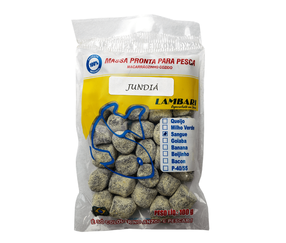 Massa Para Pesca Jundiá Sangue 100g