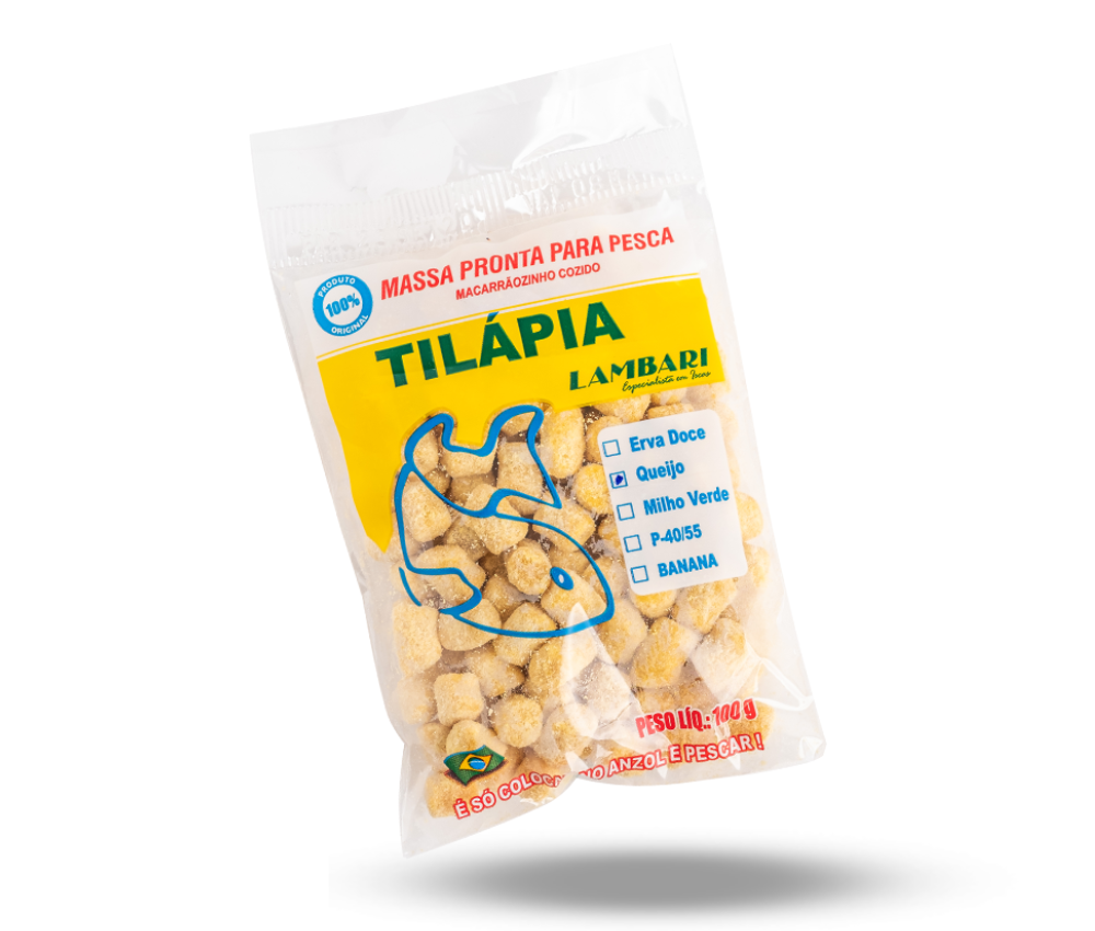 Massa Para Pesca Tilápia Queijo 100g