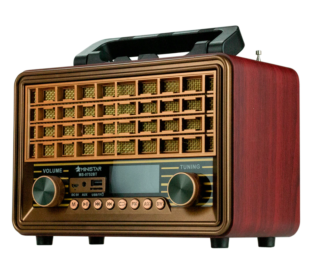 Rádio MS-0752BT Am/Fm/Sw Usb/Sd Bluetooth 