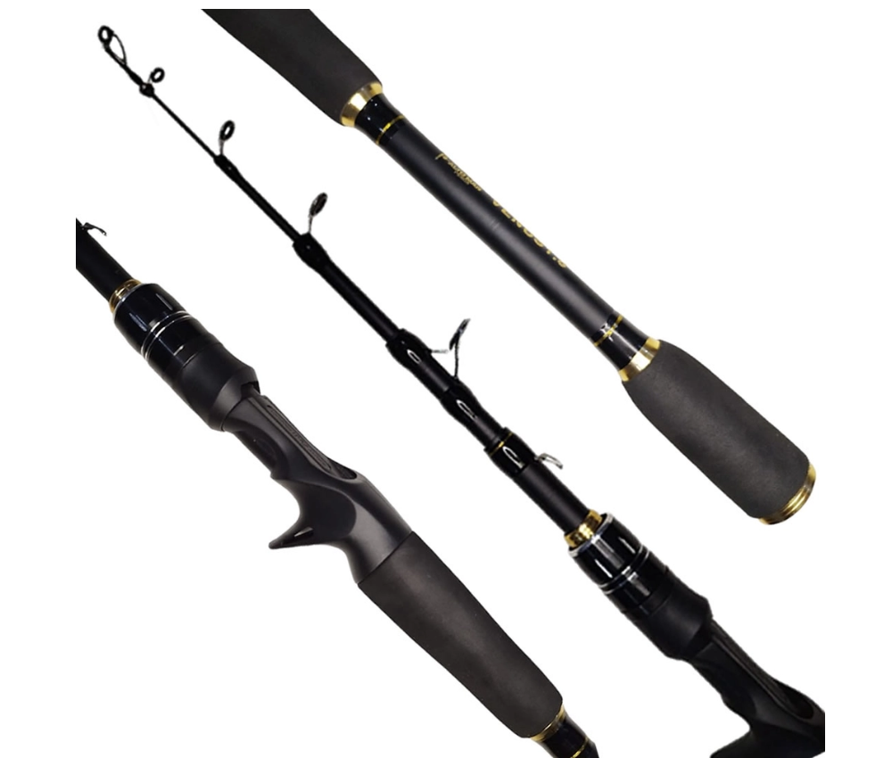 Vara P/ Carretilha Telescópica Venus 1,60m P/ Força De 10 A 20 Lb