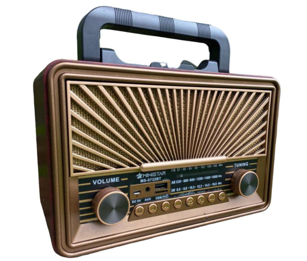 Rádio MS-0732BT Am/Fm/Sw Usb/Sd Bluetooth