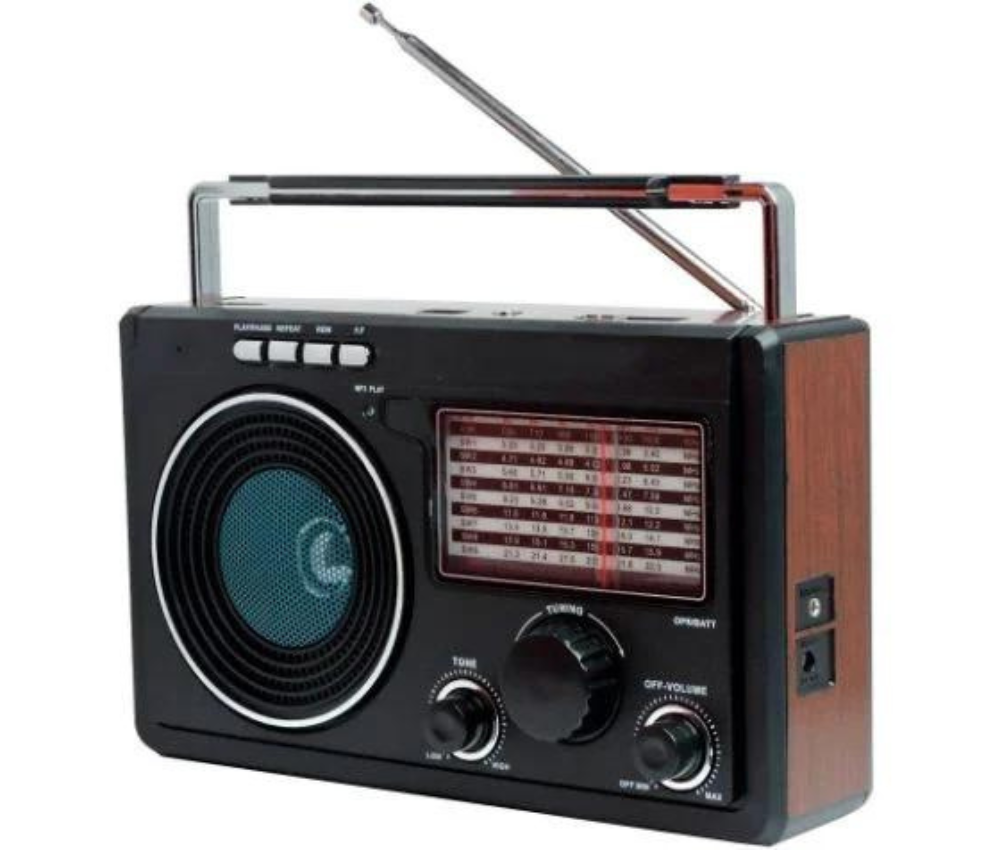 Rádio MS-Mini686br Fm/Am/Sw/Usb/Sd Bluetooth 