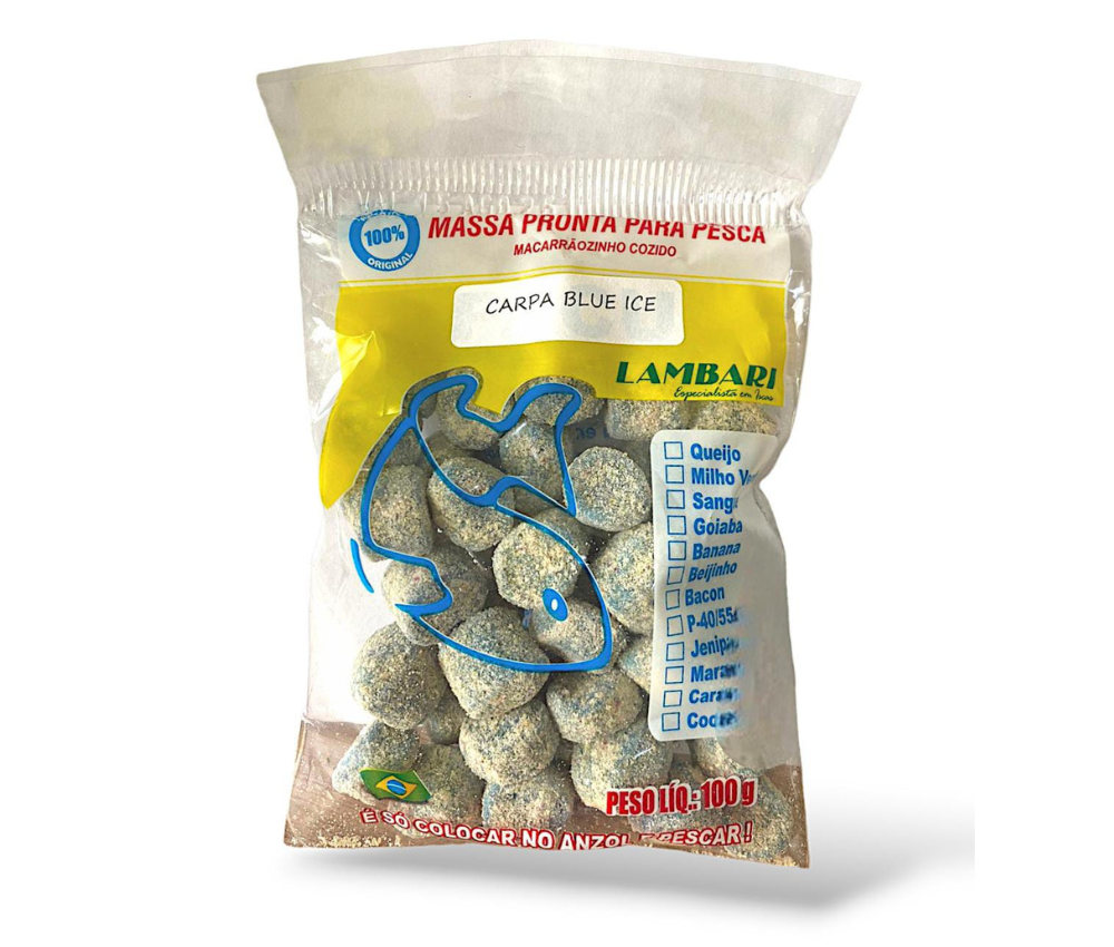Massa Para Pesca Carpa Blue Ice 100g