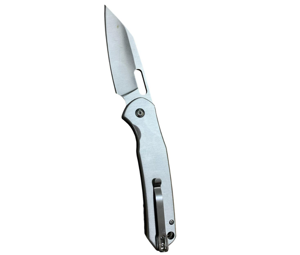 Canivete Dobrável Inox C/ Clip 888-F 22cm