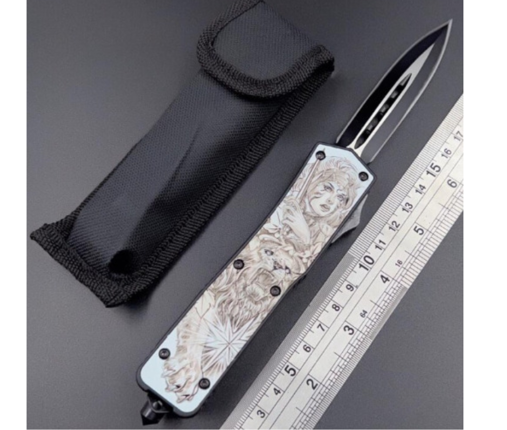 Canivete Automático Frontal C/ Clip NC-7698 21cm