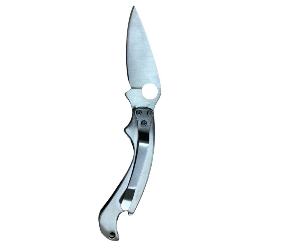 Canivete Dobrável Inox C/ Clip 888-D 16cm