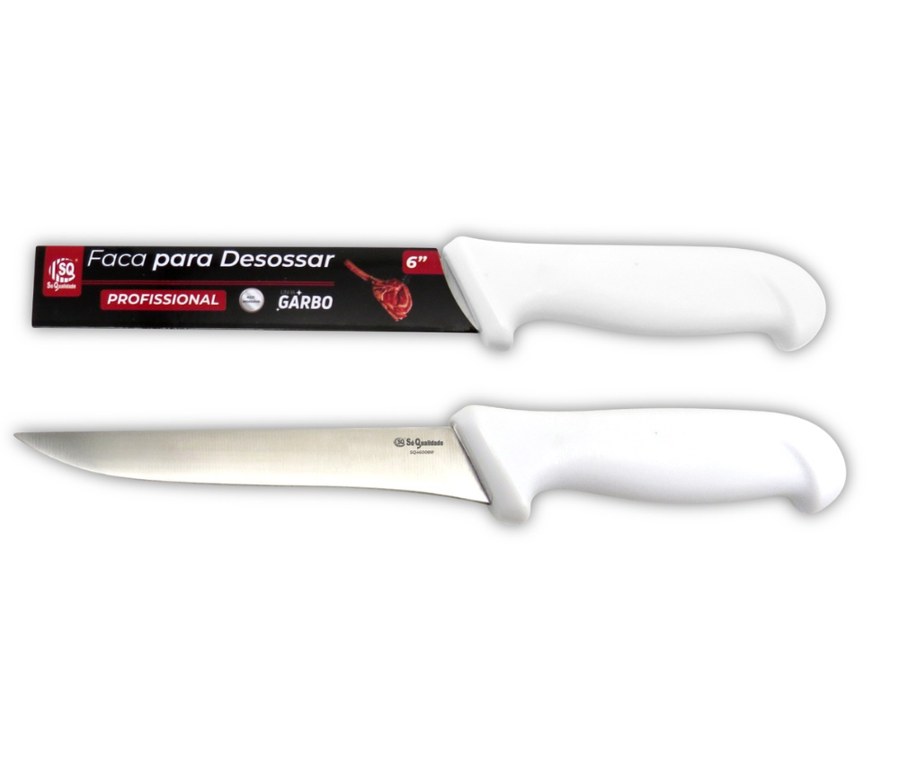 Faca De Cozinha Profissional Cabo Polietileno 6 SQ-4600 28,5 Cm