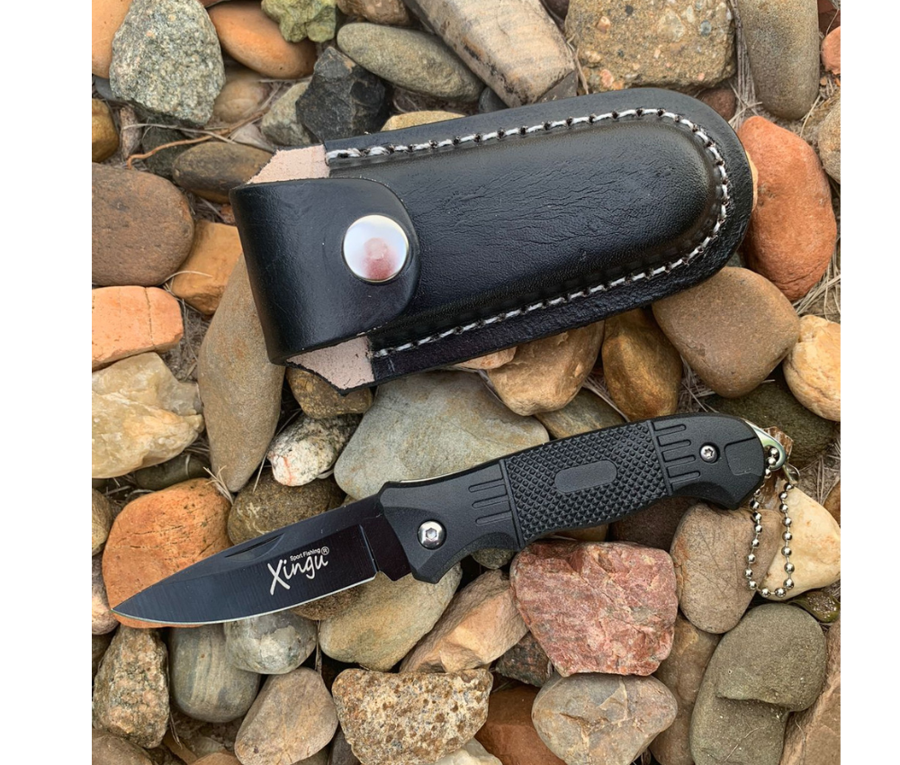 Canivete De Metal XV2930 Com Bainha Lisa 517-P 10Cm