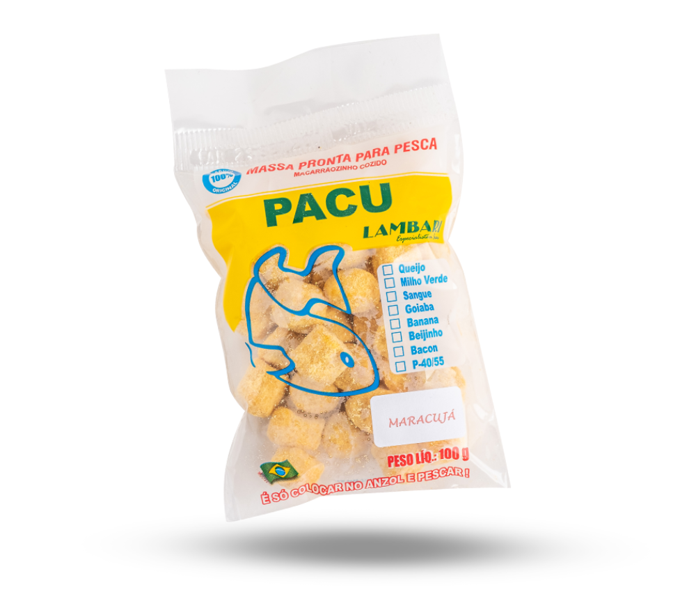 Massa Para Pesca Pacu Maracujá 100g
