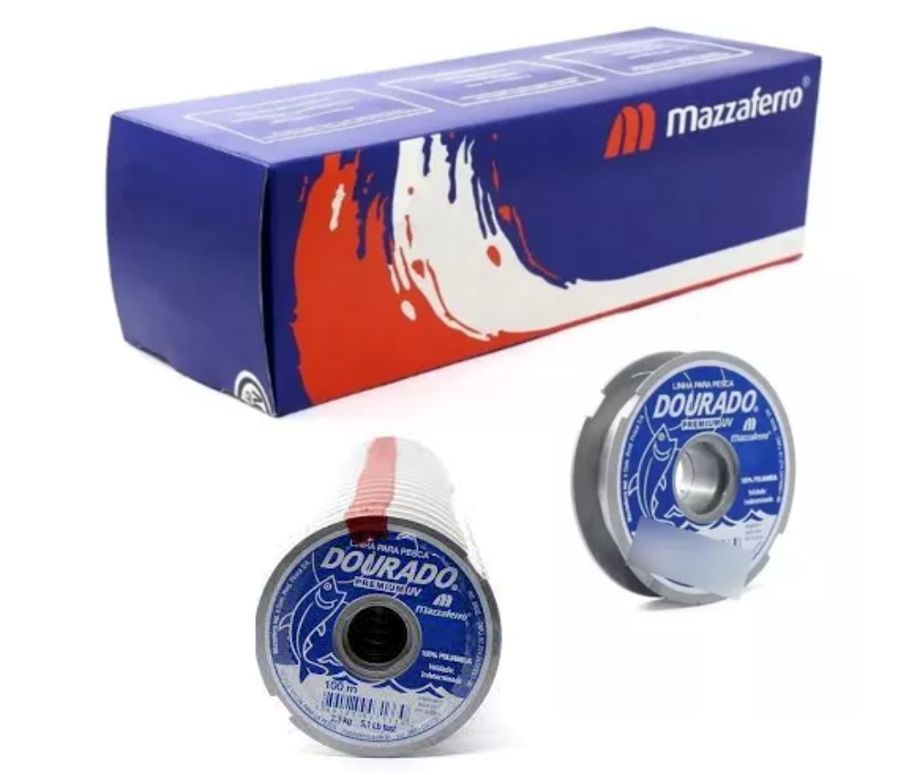 Linha Monofilamento Dourado 