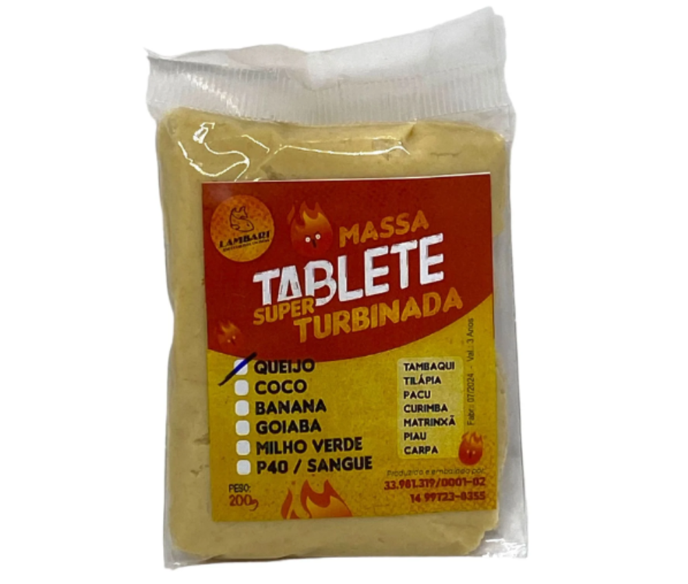 Massa Tablete Para Pesca Queijo 200g