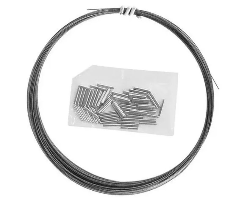 Cabo De Aço Inox Acompanha 50 Luvas