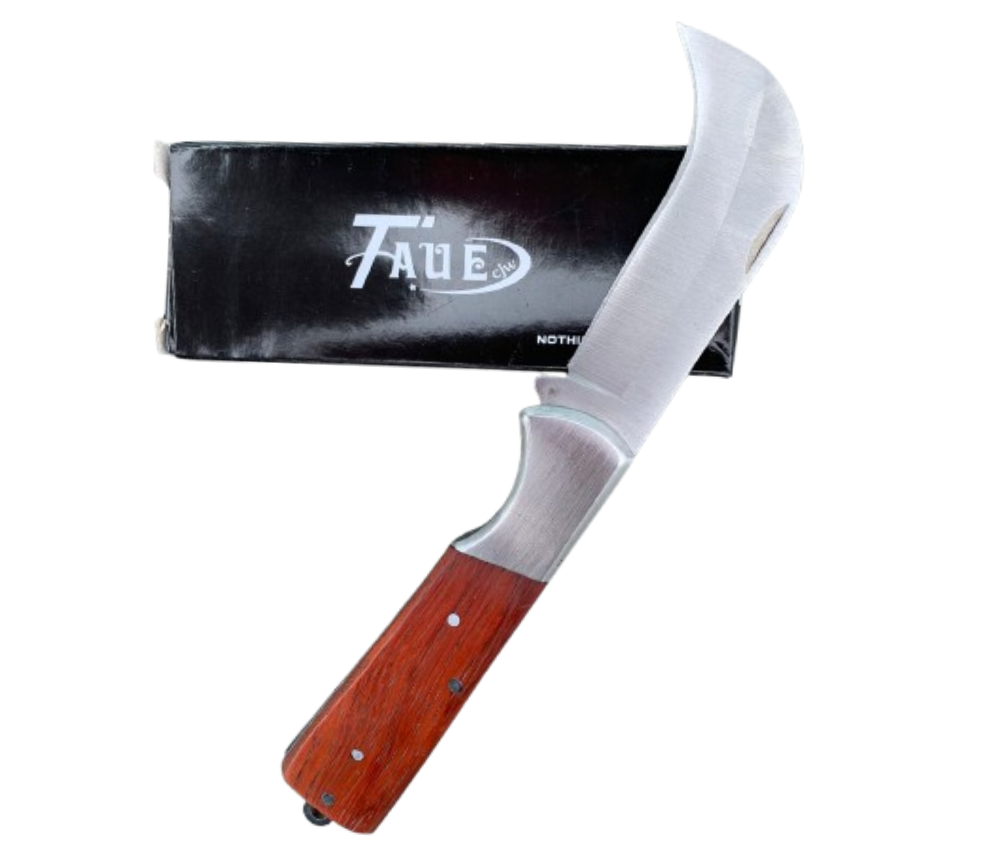 Canivete Dobrável DGK Cabo De Madeira 17cm