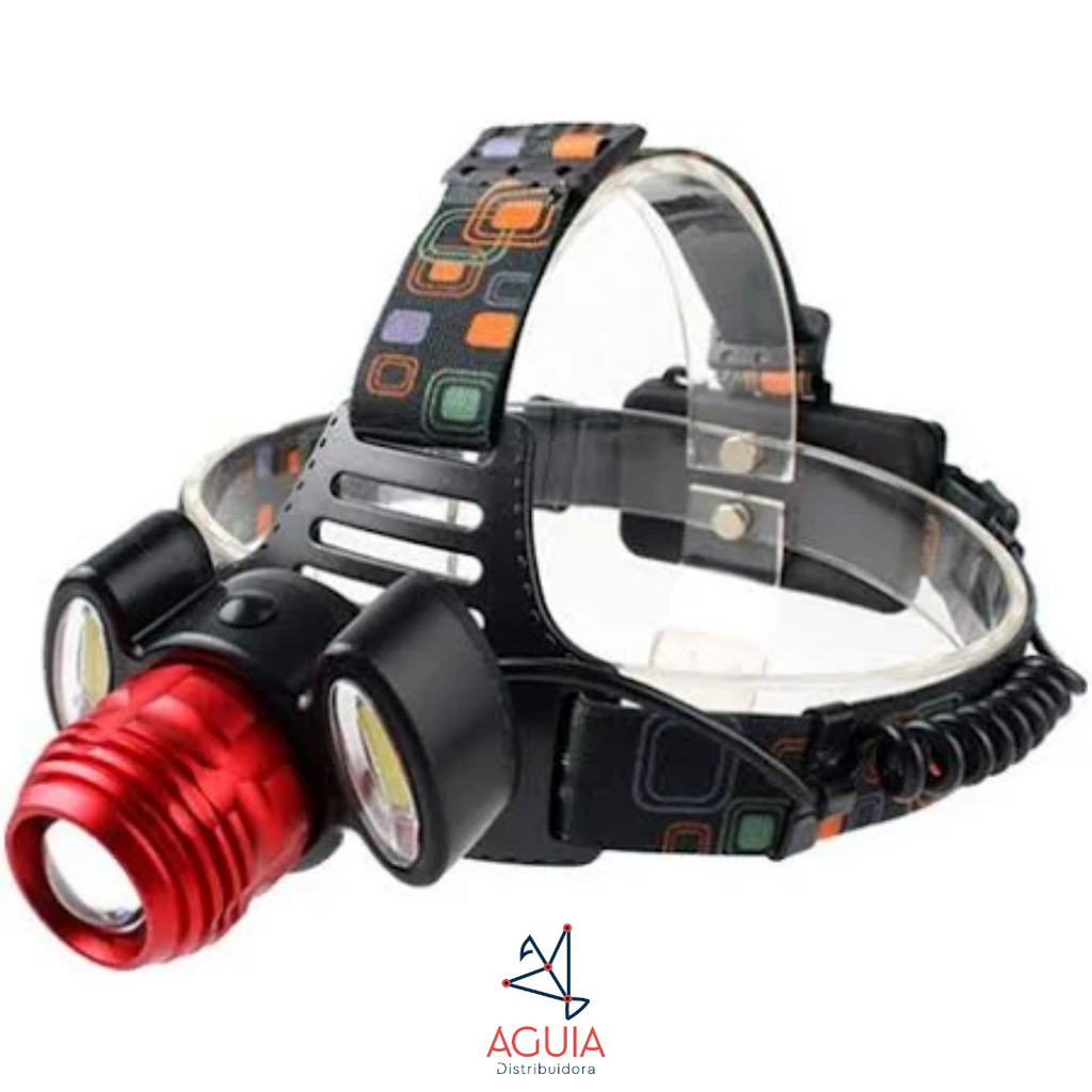 Lanterna De Cabeça MS-150 C/ Zoom 3 Leds