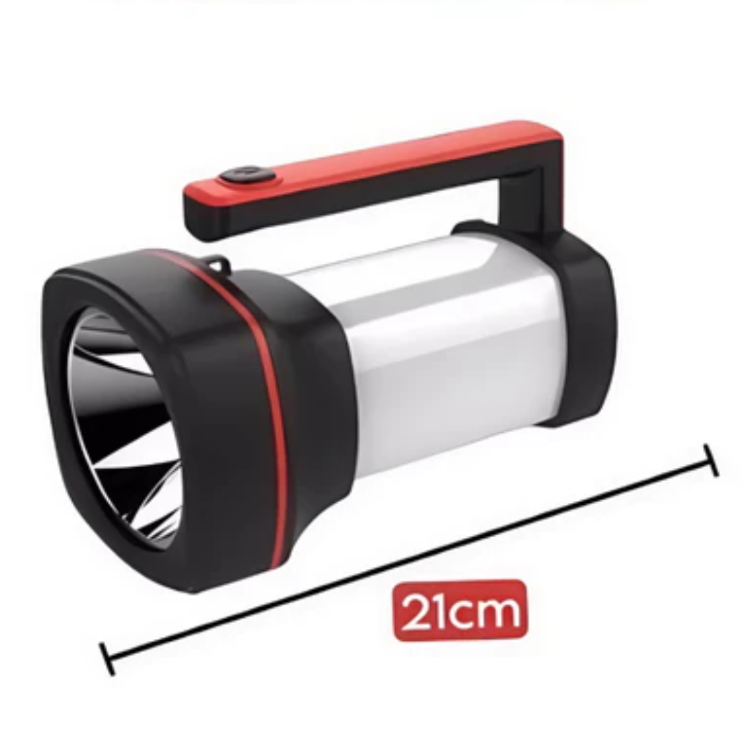 Lanterna Holofote SQ-4543 1 Led 10W + 34leds 7W 21cm