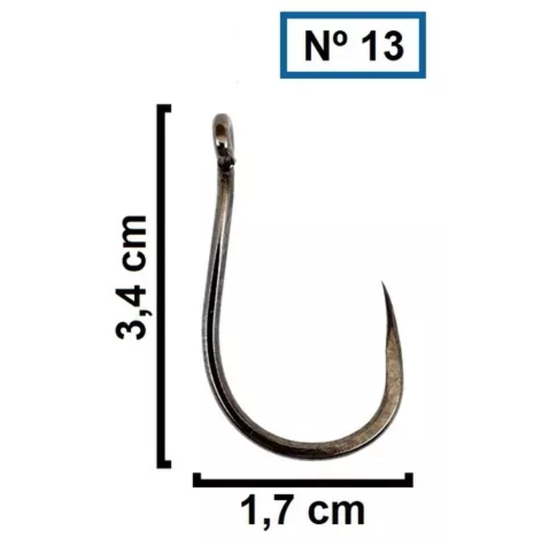 Anzol Chinu Sure Black Sem Fisga