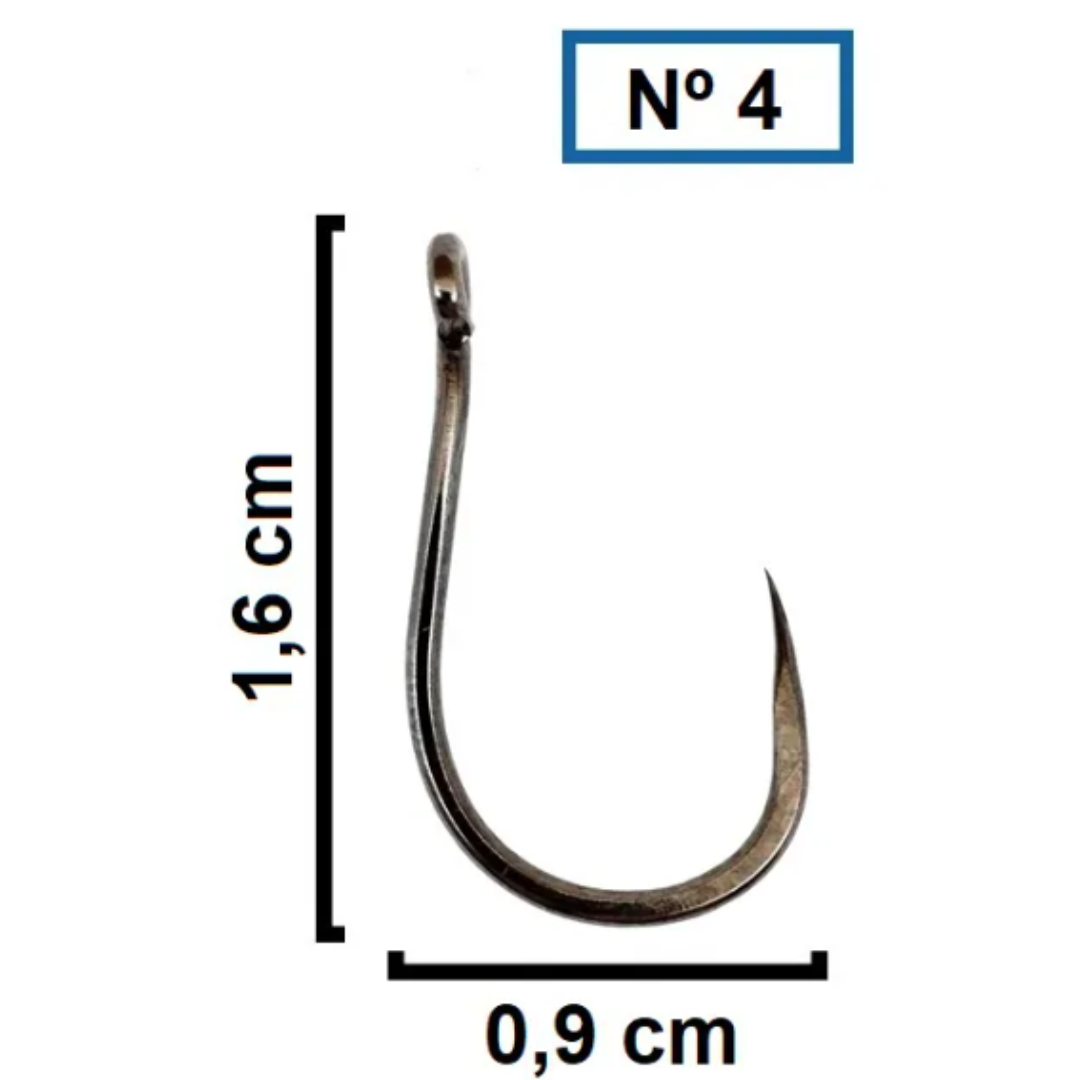 Anzol Chinu Sure Black Sem Fisga