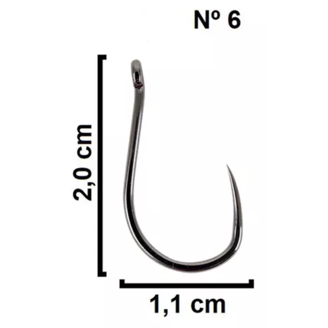 Anzol Chinu Sure Black Sem Fisga