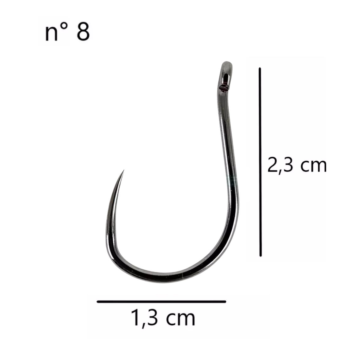 Anzol Chinu Sure Black Sem Fisga