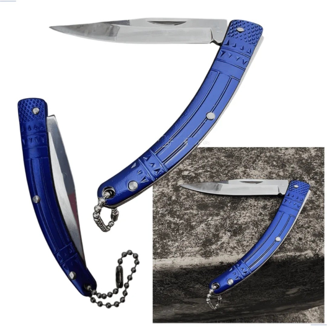 Canivete Dobrável Inox SLK-D50 Estojo Com 4 Peças