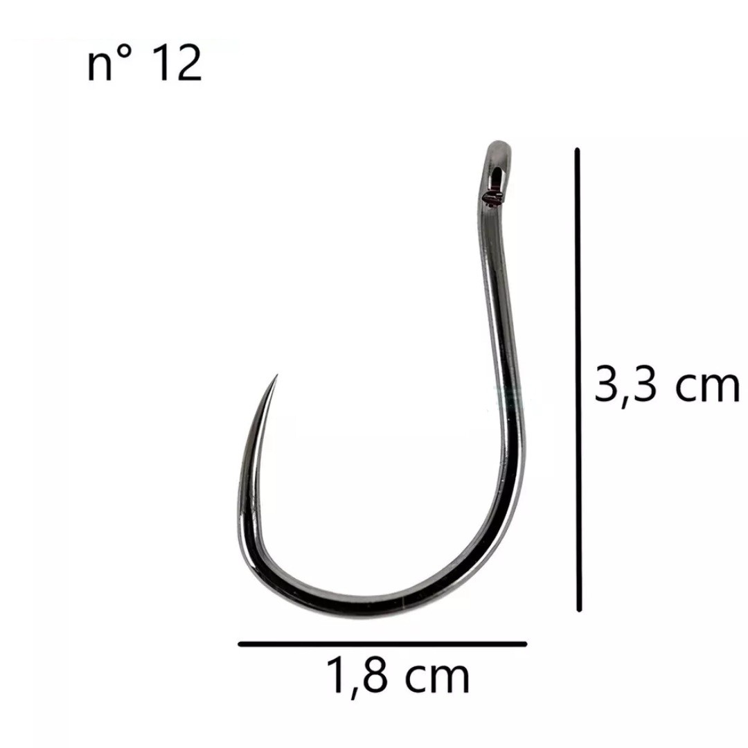 Anzol Chinu Sure Black Sem Fisga