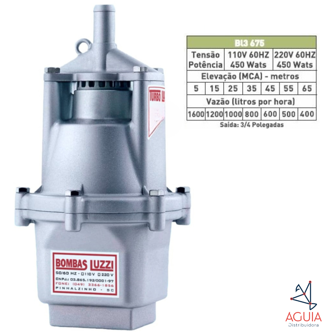 Bomba Submersa 675 220V 450W
