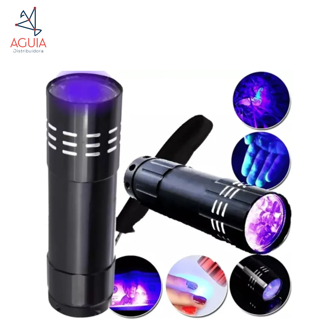 Mini Lanterna LT-405 A Pilha Luz Negra 8cm