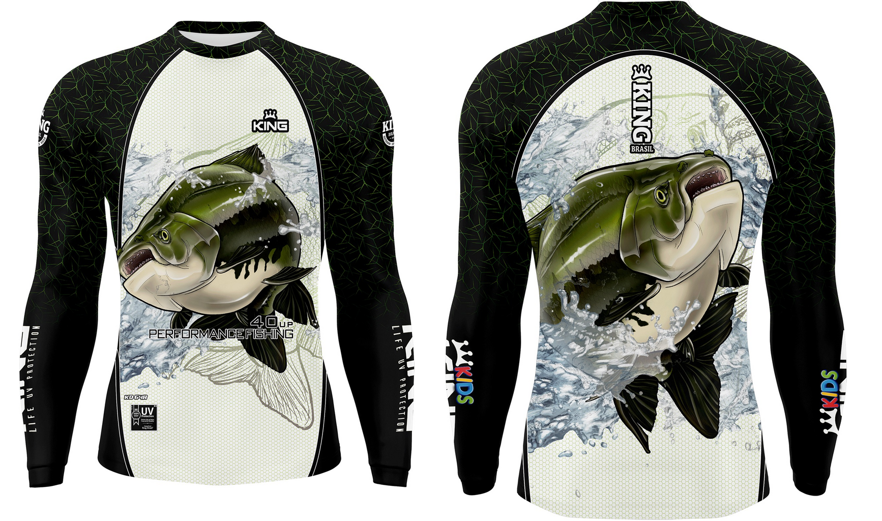 Camiseta Manga Longa Kids KFF_648_Inf Uv 50+