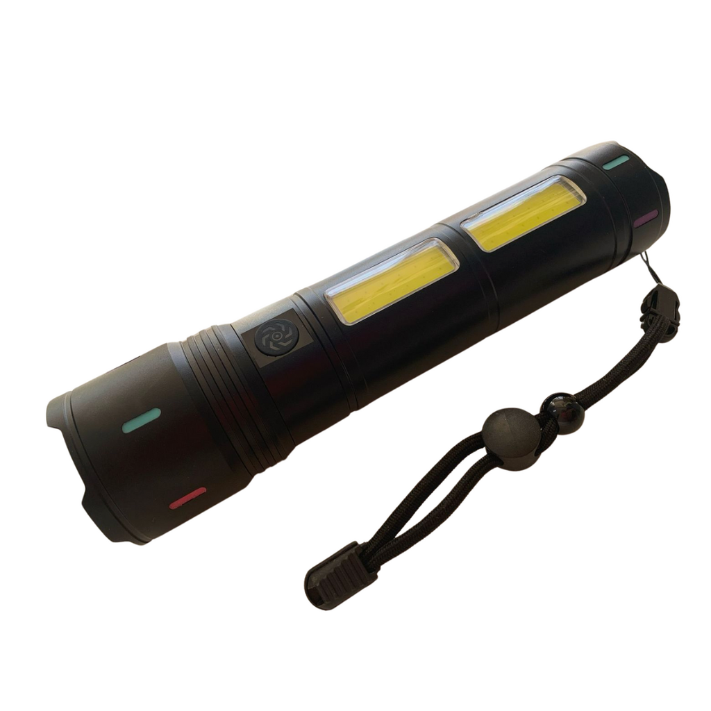 Lanterna Tática LT-P102 Laser C/ Zoom 20cm