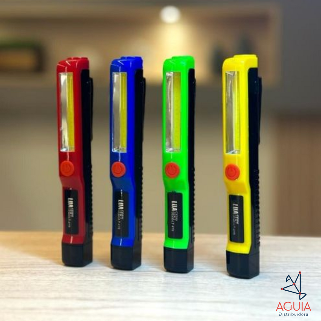 Lanterna A Pilha C/ Clip E Imã LT-419 5w Display C/ 16 Un
