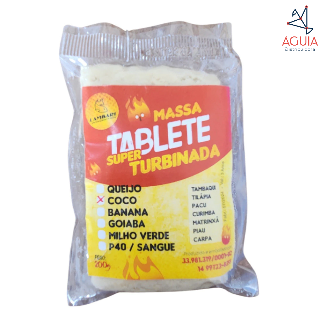 Massa Tablete Para Pesca Coco 200g