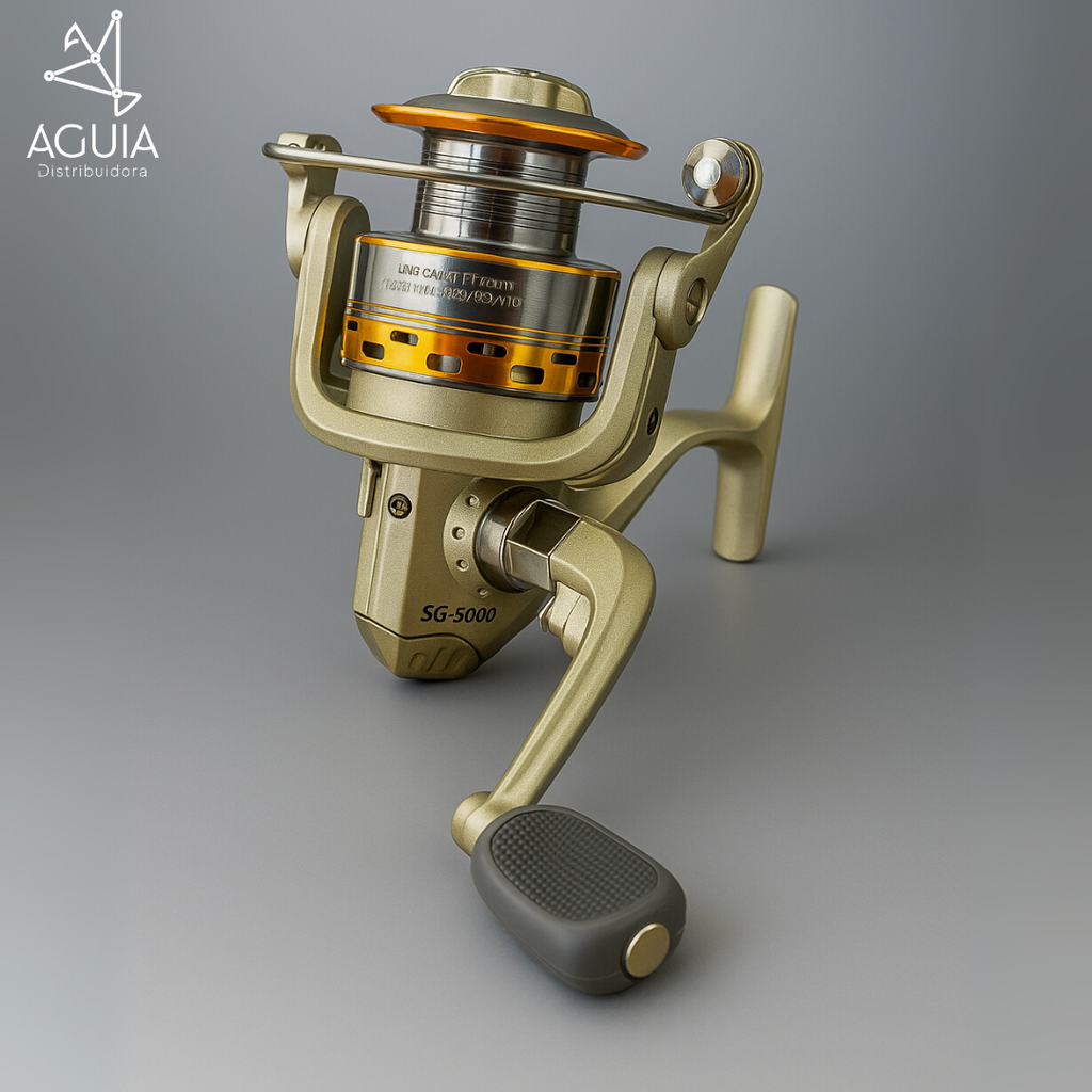 Molinete SG-5000 14+1 Rolamentos Carretel De Alumínio De Aviação