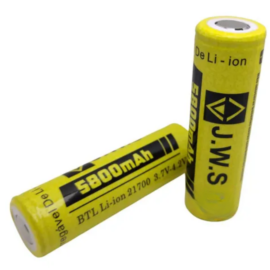 Bateria Recarregável Grande JWS 5800mah 3,7v-4,2v SD 21700