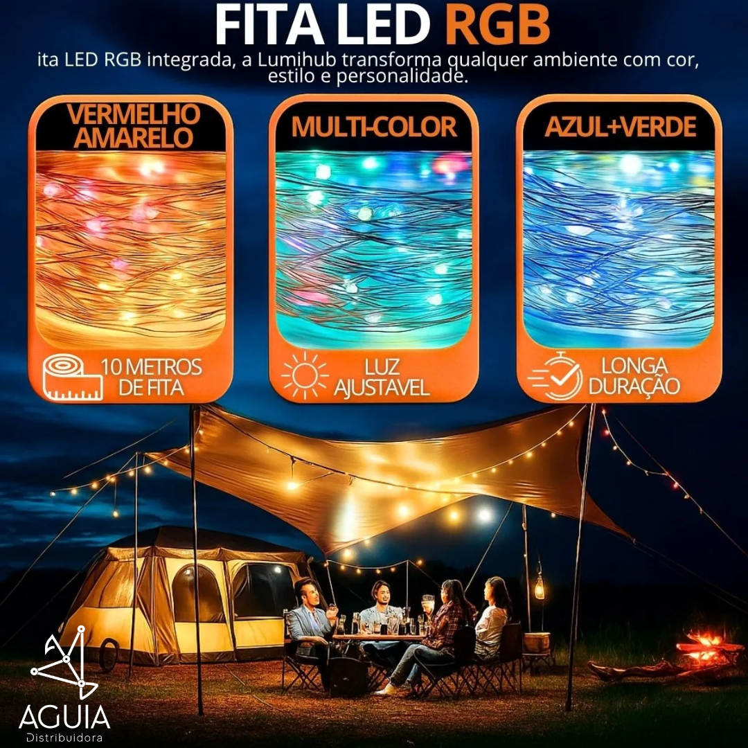 Lanterna Holofote BM-TD8100 P90 + Cob 22cm