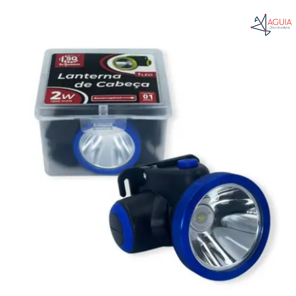 Lanterna De Cabeça SQ-4196 1LED 2W