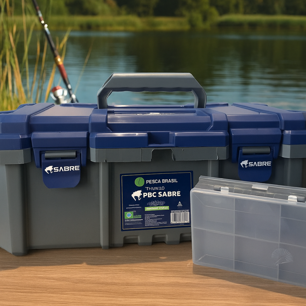 Maleta De Pesca Sabre 098055 44x23x18 + Caixa Organizadora