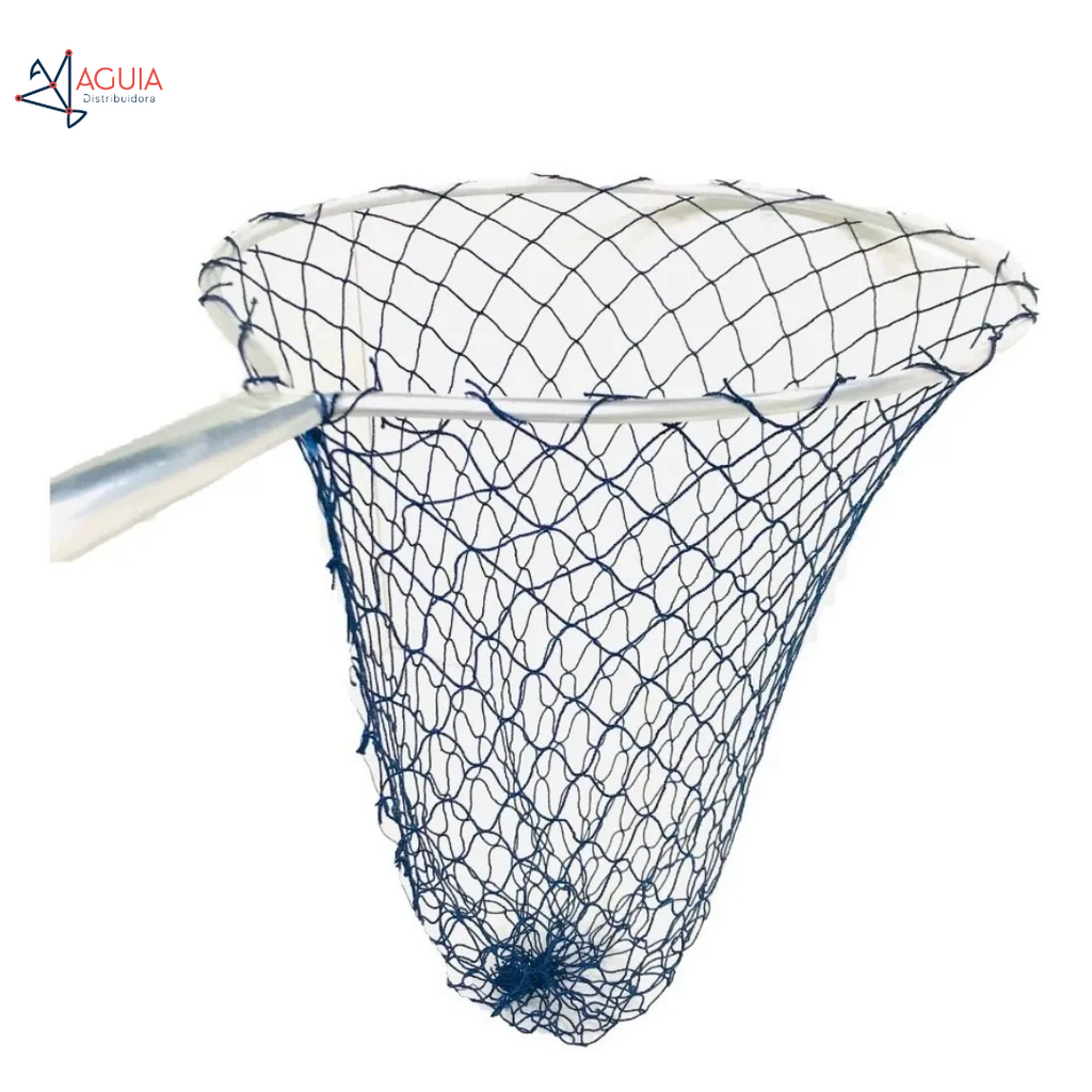 Passagua Ferro E Nylon Grande Cabo De Madeira 1,20m Total