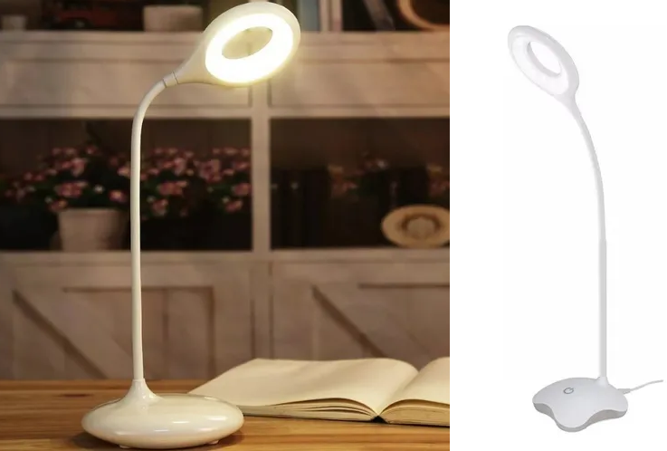 Luminária De Mesa Recarregável DP-697 16 Leds 3,2W Branca