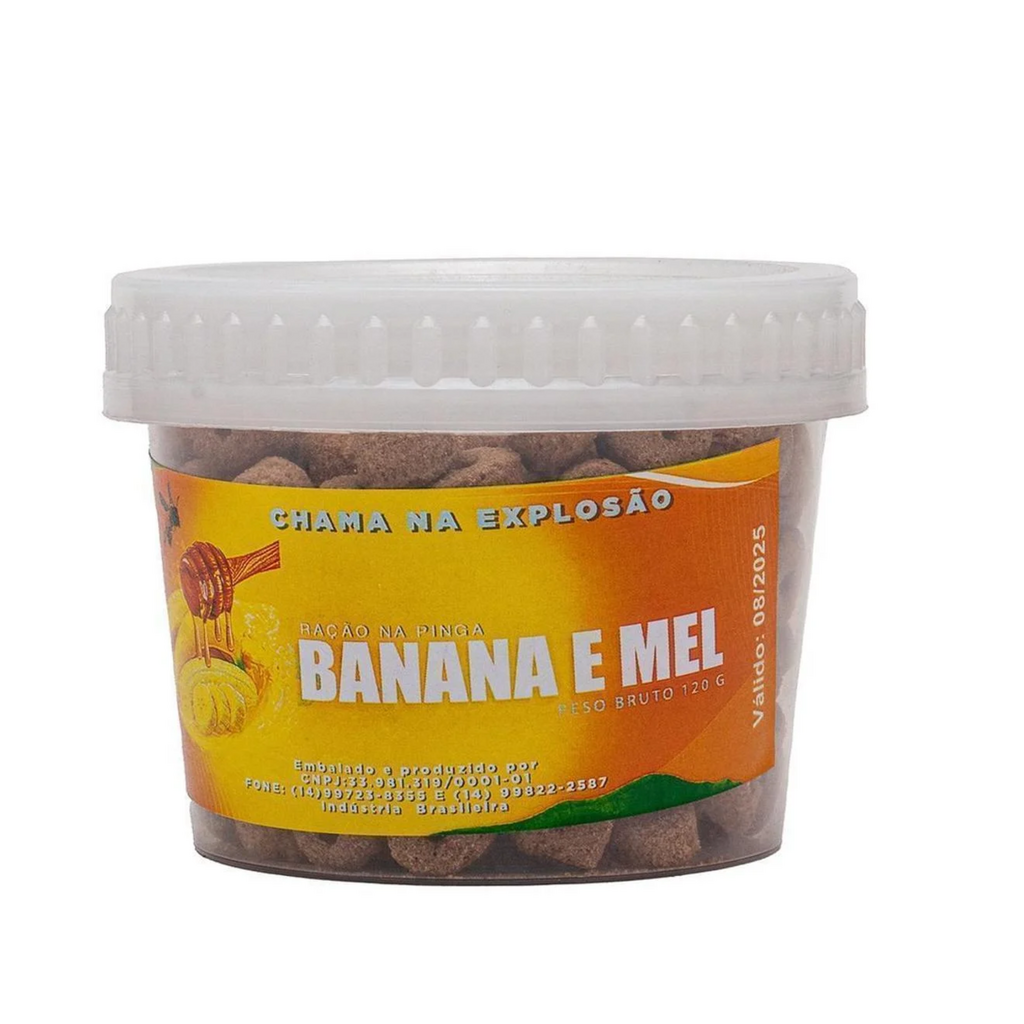 Ração Na Pinga Banana E Mel 120g