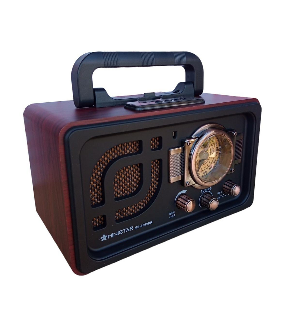 Rádio MS-8099BR Am/Fm/Sw Usb/Sd Bluetooth