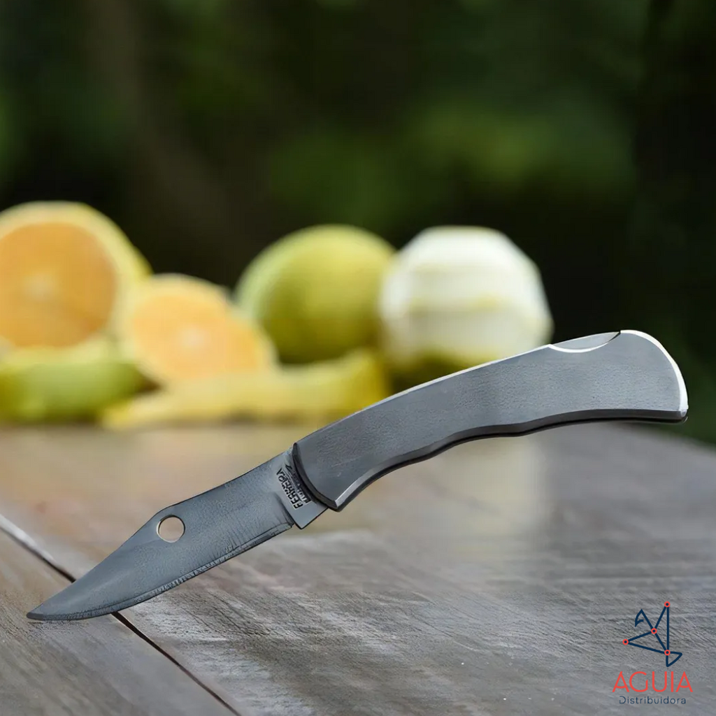 Canivete Dobrável C/ Clip Inox AT-013 20cm