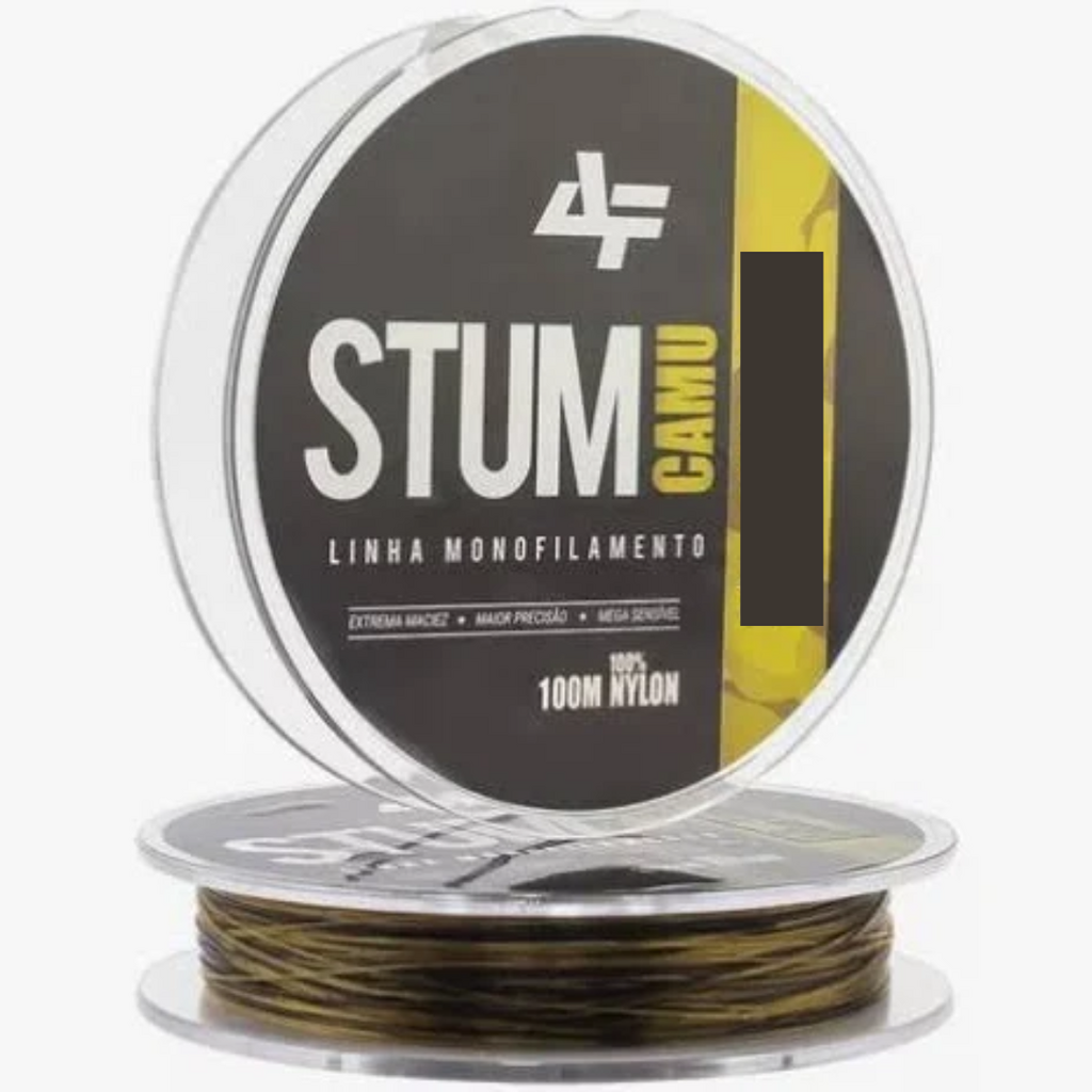 Linha Monof Camuflada Stum 10x100m