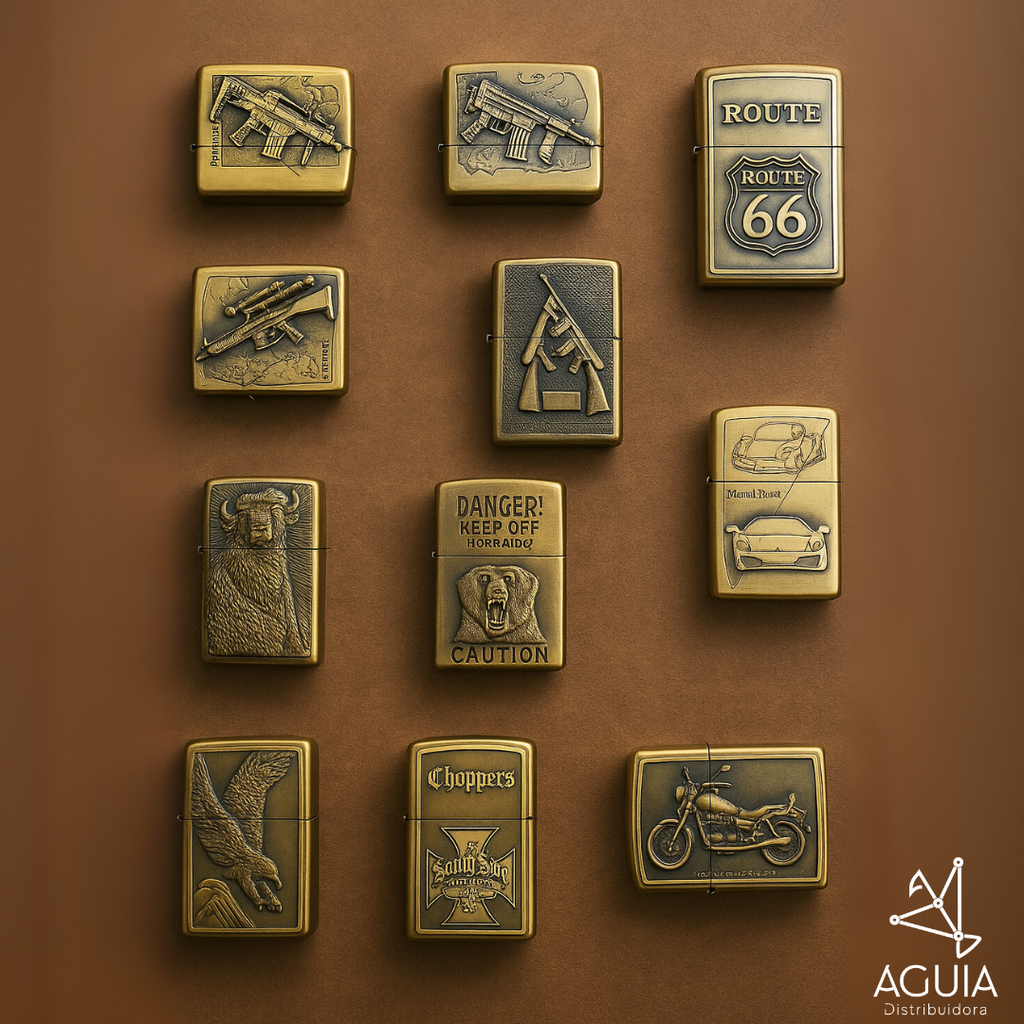 Isqueiro LH-019R Dourado