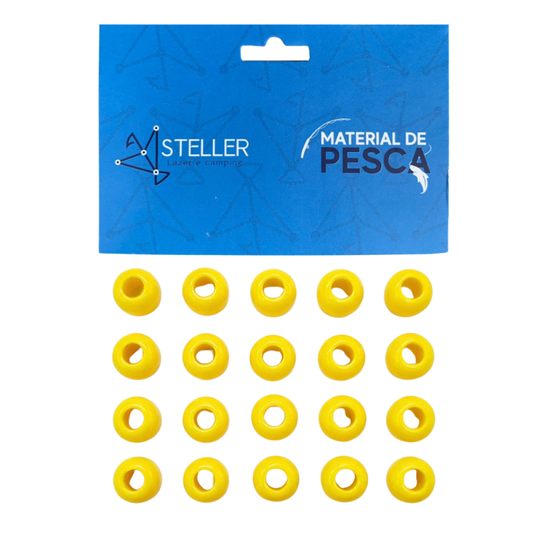 Miçanga Milho Amarelo Kit C/ 20un